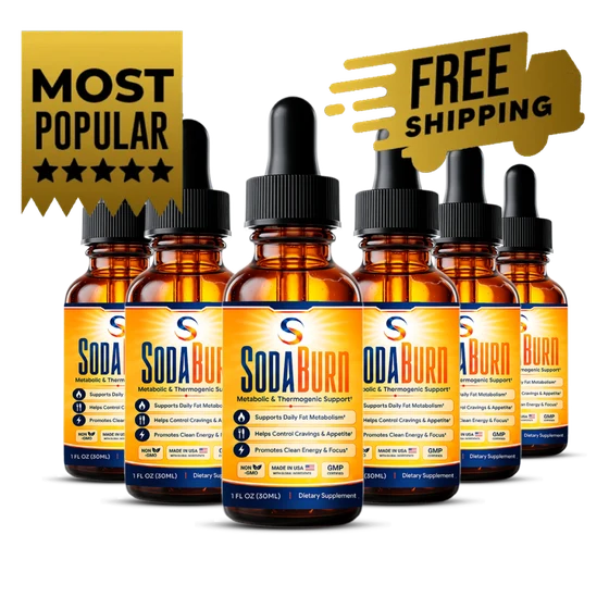Six SodaBurn bottles